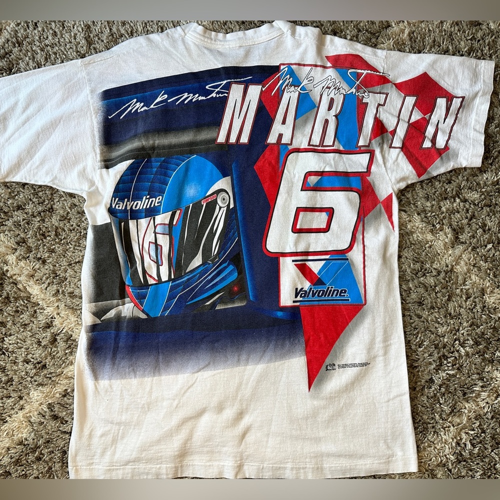 Mark Martin #6 NASCAR Flight t-shirt AOP - Picture 7 of 9